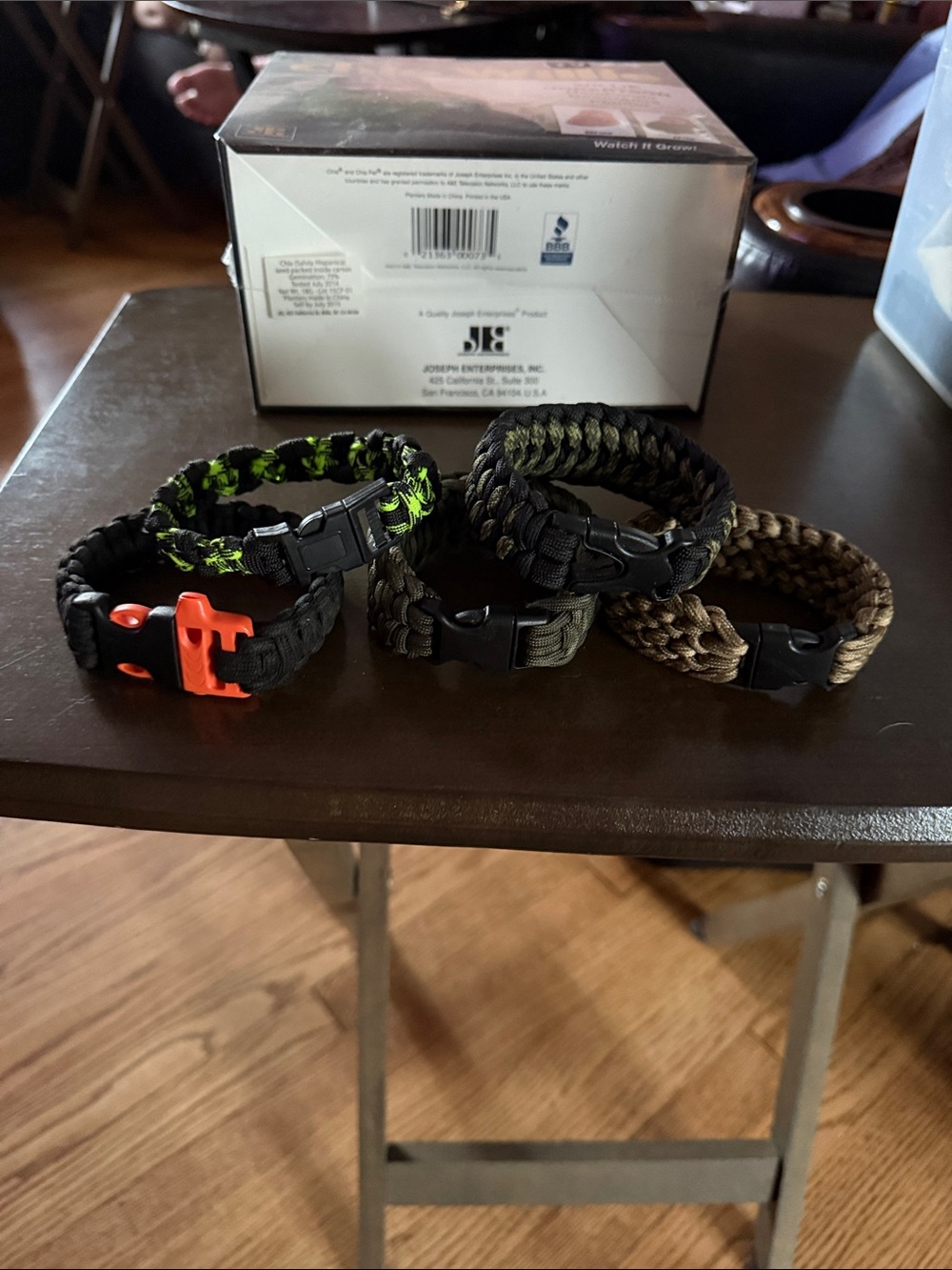 Handcrafted Paracord Survival Bracelets - Assorted Colors